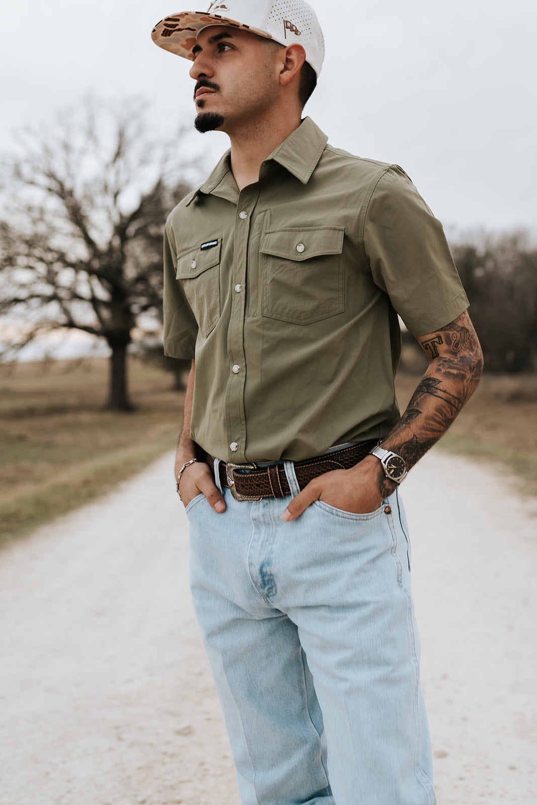 The Grove Performance Button Up