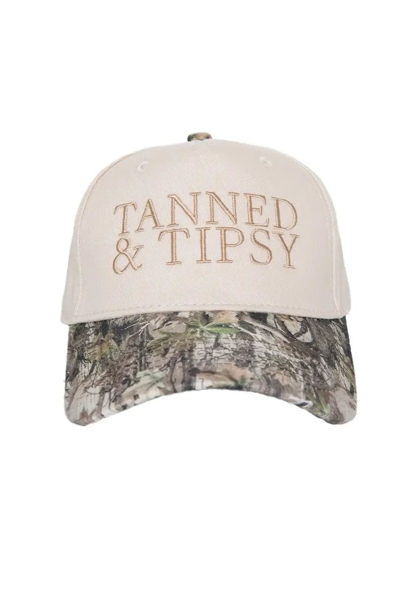 Tanned & Tipsy Two-Toned Trucker Hat