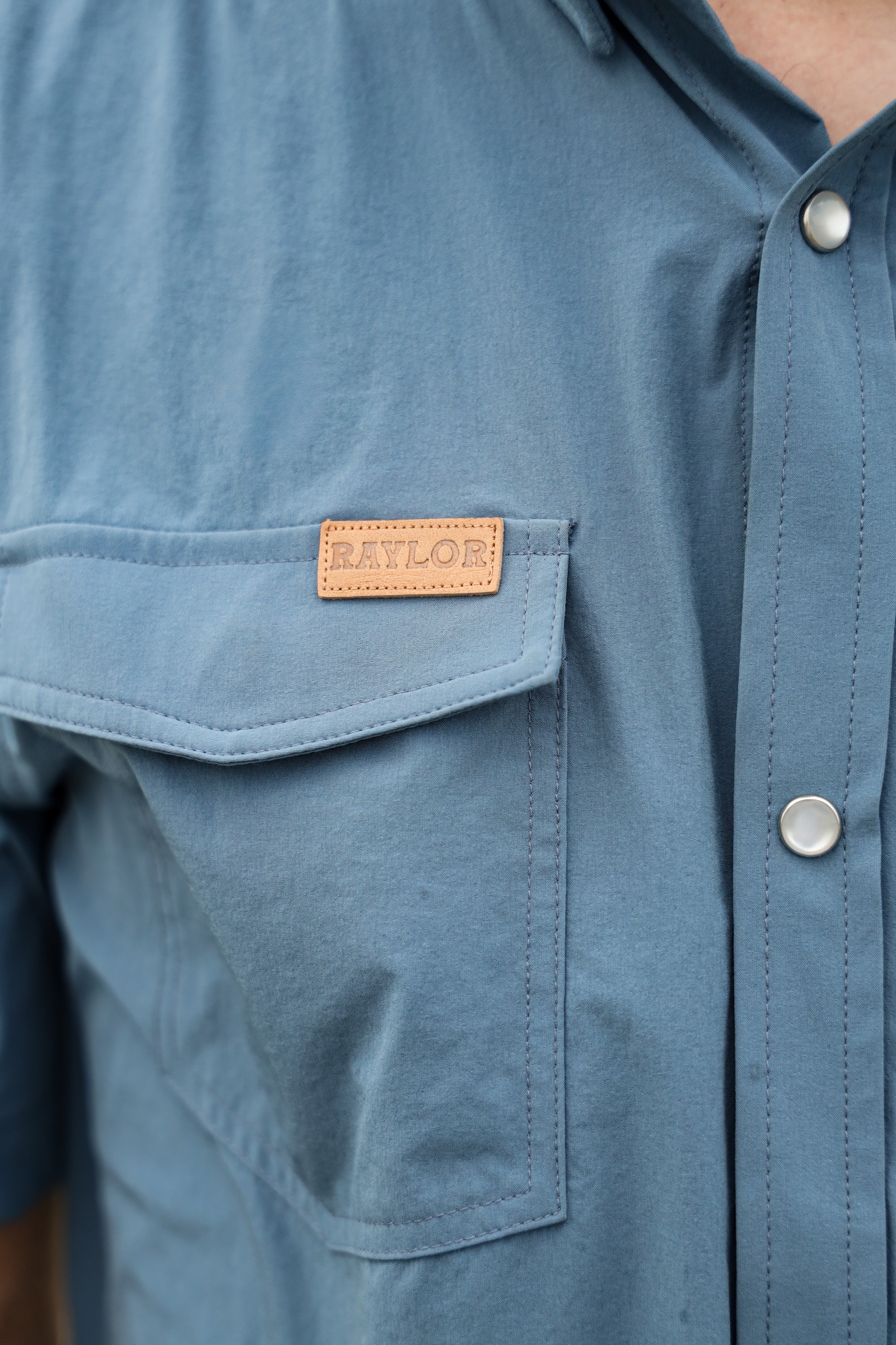 The Coastal Pearl Snap Button Up