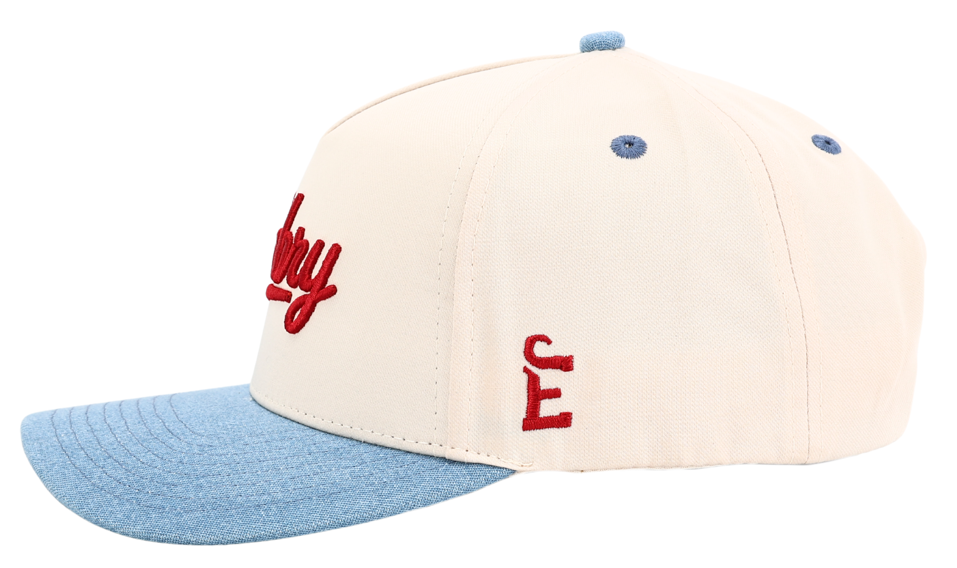 Embry Cream/Denim - 3D Logo