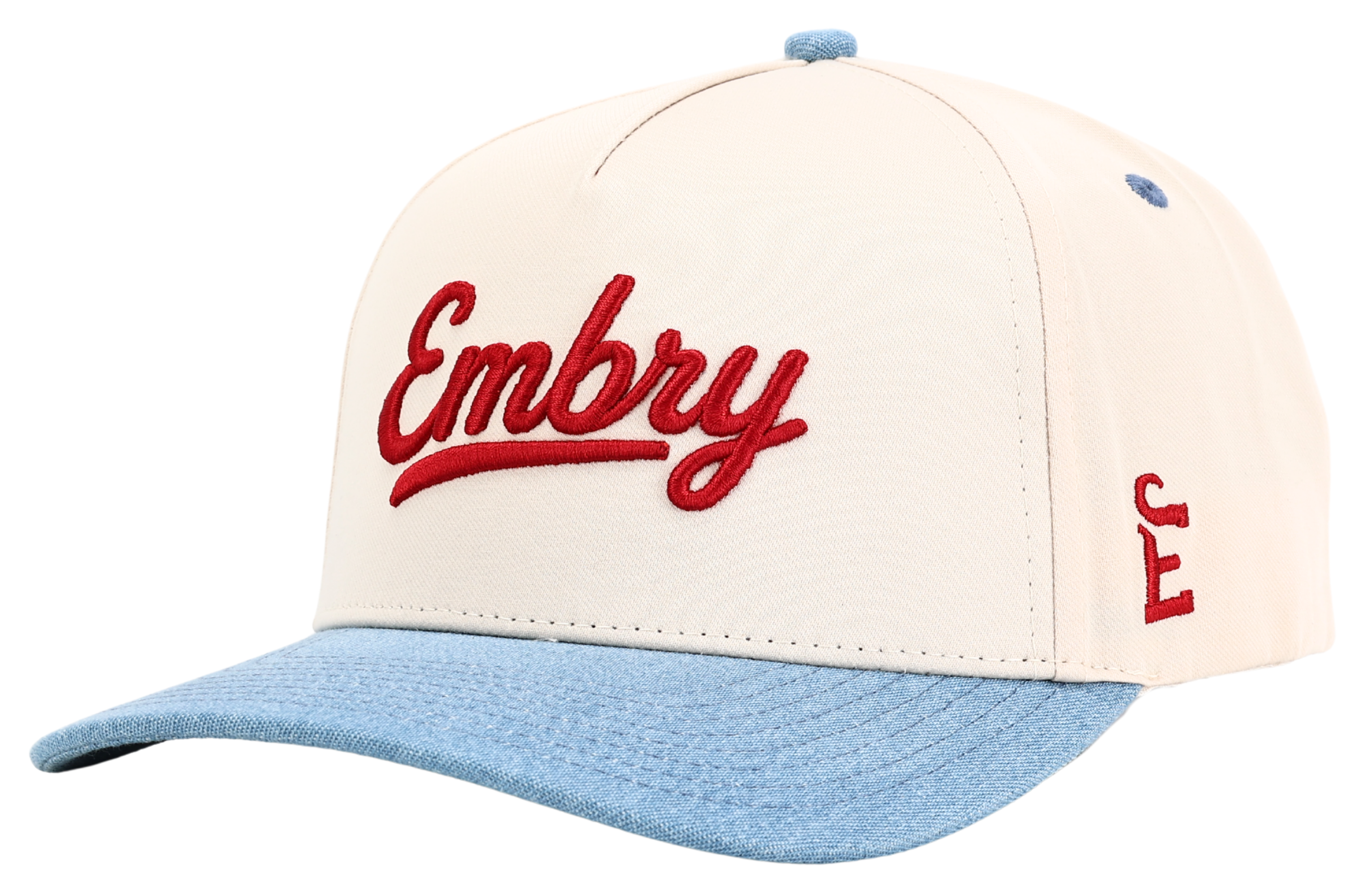 Embry Cream/Denim - 3D Logo