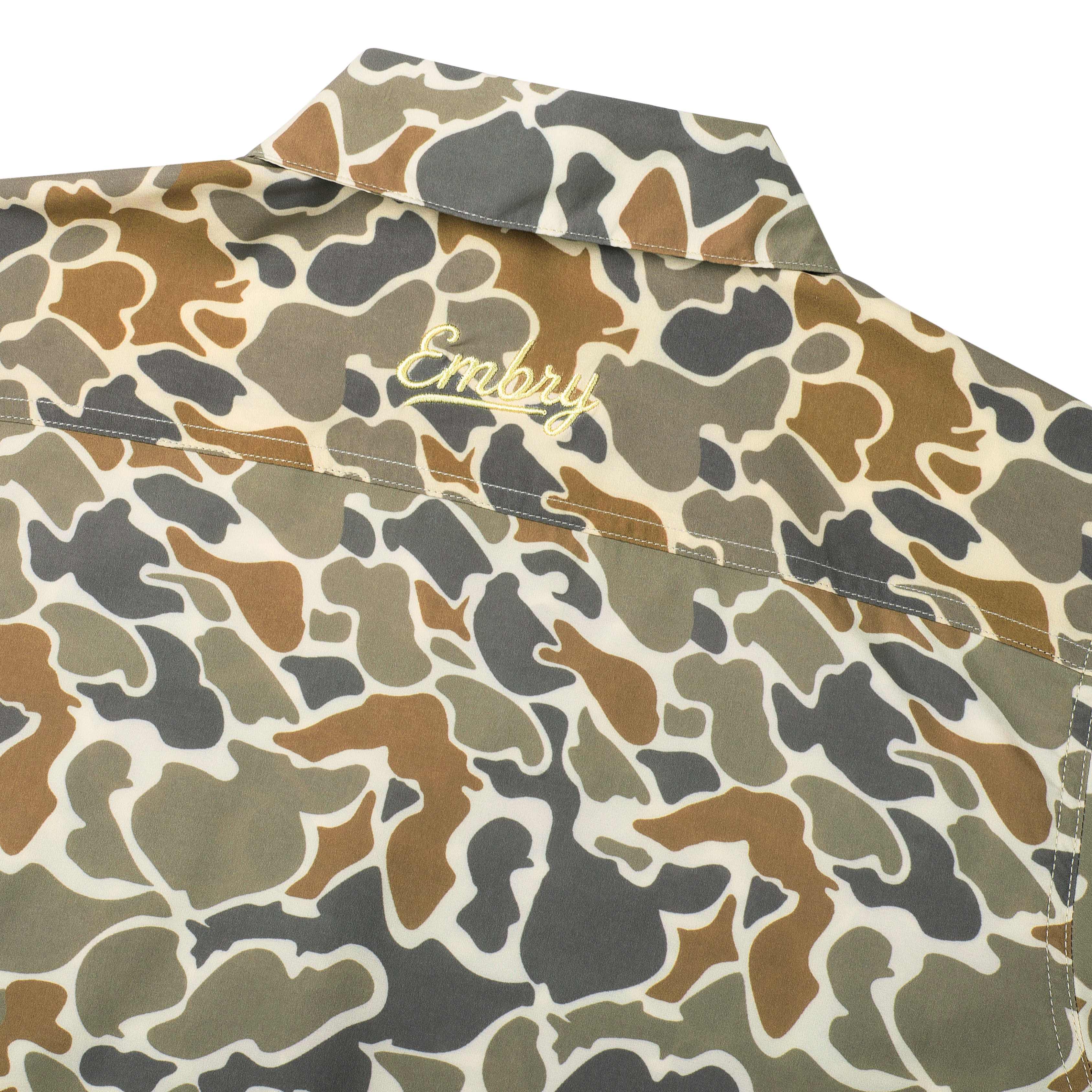 Youth Performance Button Up - Desert Duck