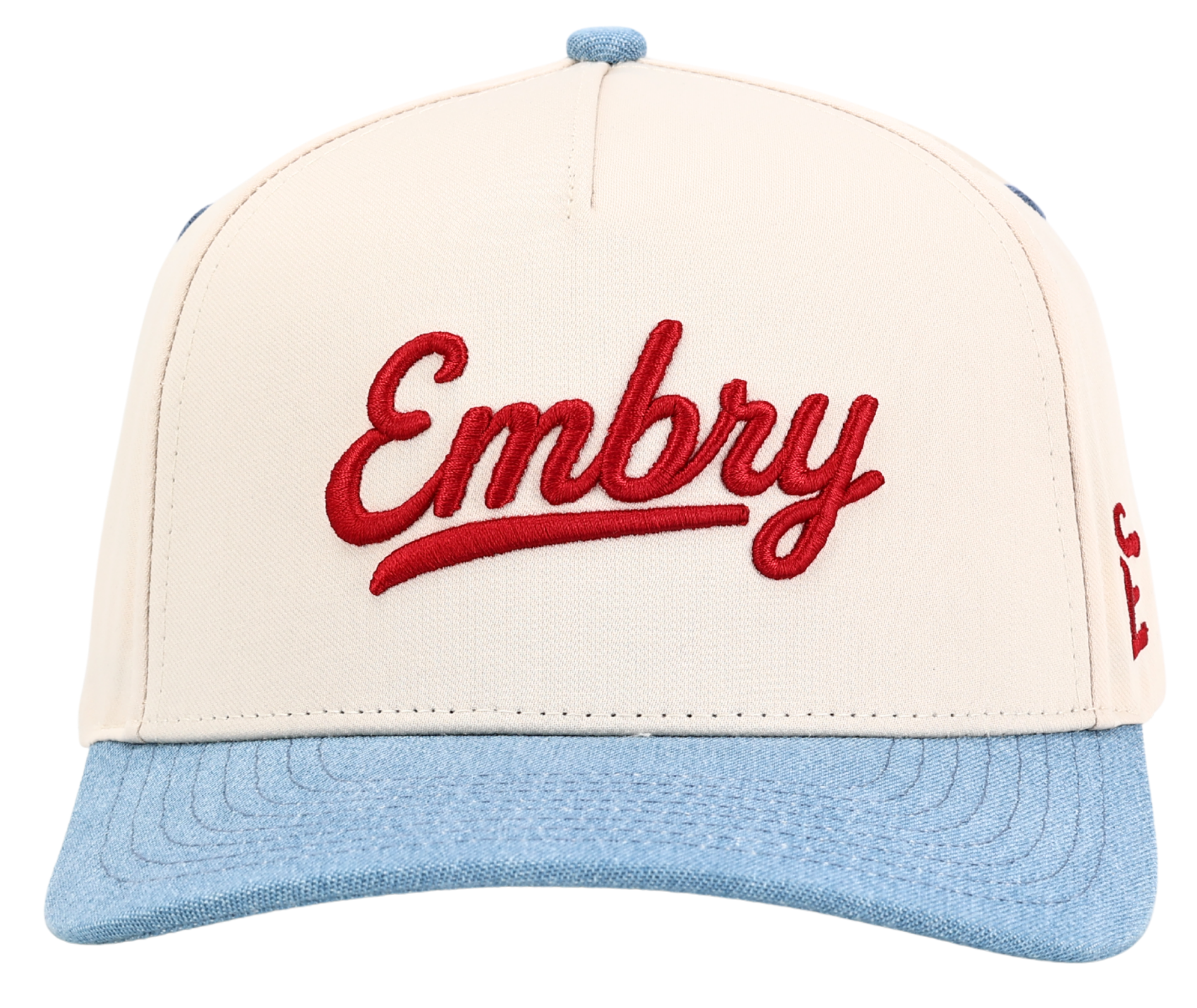 Embry Cream/Denim - 3D Logo
