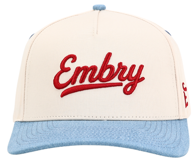 Embry Cream/Denim - 3D Logo