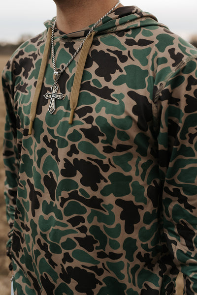 The Hillside Camo Performance Pullover