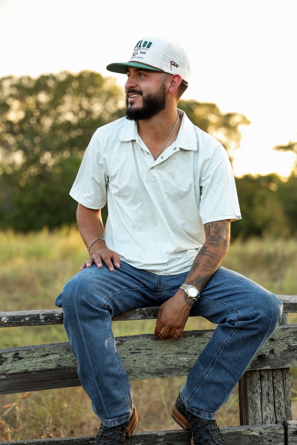 The Sterling Pearl Snap Polo