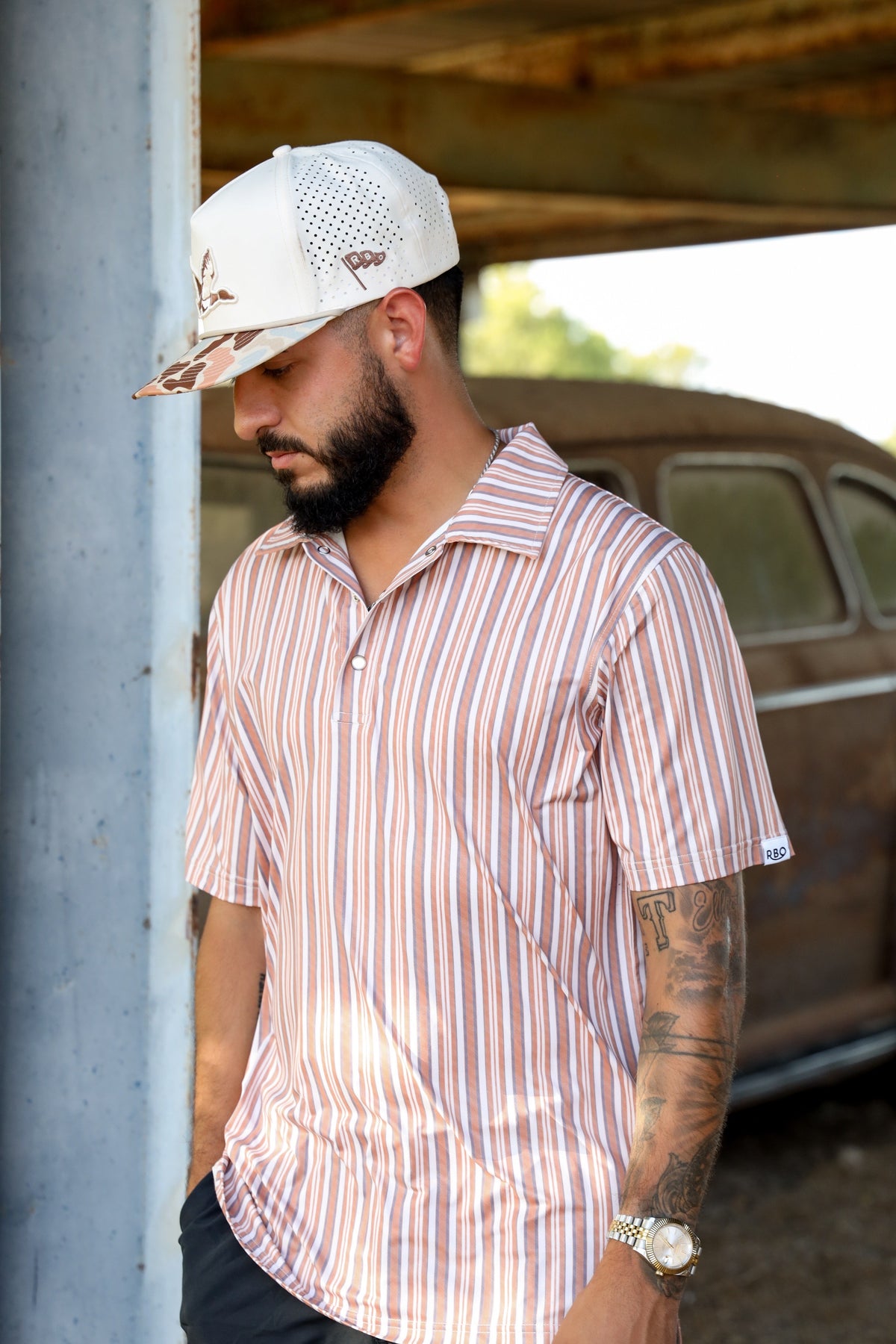 The Mesa Pearl Snap Polo