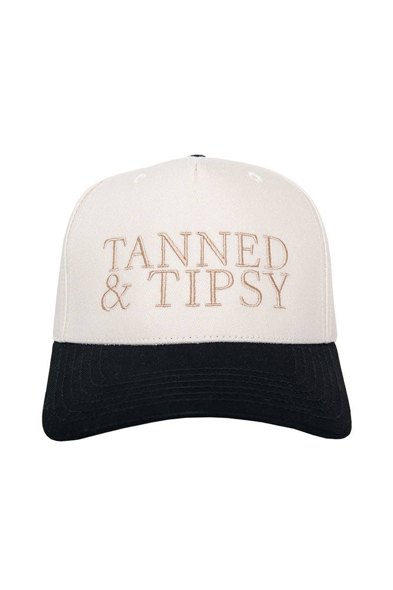 Tanned & Tipsy Two-Toned Trucker Hat