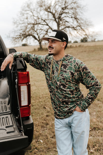 The Hillside Camo Performance Pullover