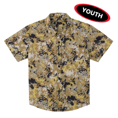 Youth Performance Button Up - Light Ridge