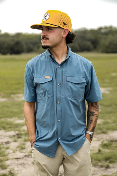 The Coastal Pearl Snap Button Up