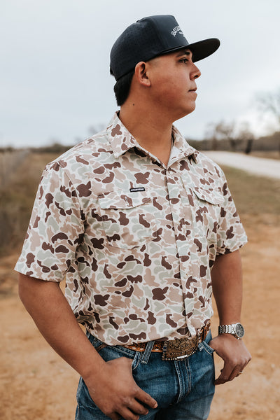 The Hideaway Performance Button Up