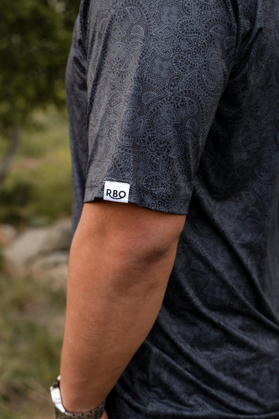 The Slate Pearl Snap Polo