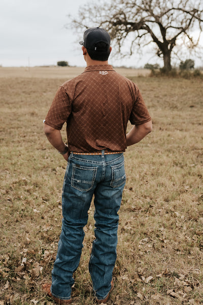 The Bronc Pearl Snap Polo