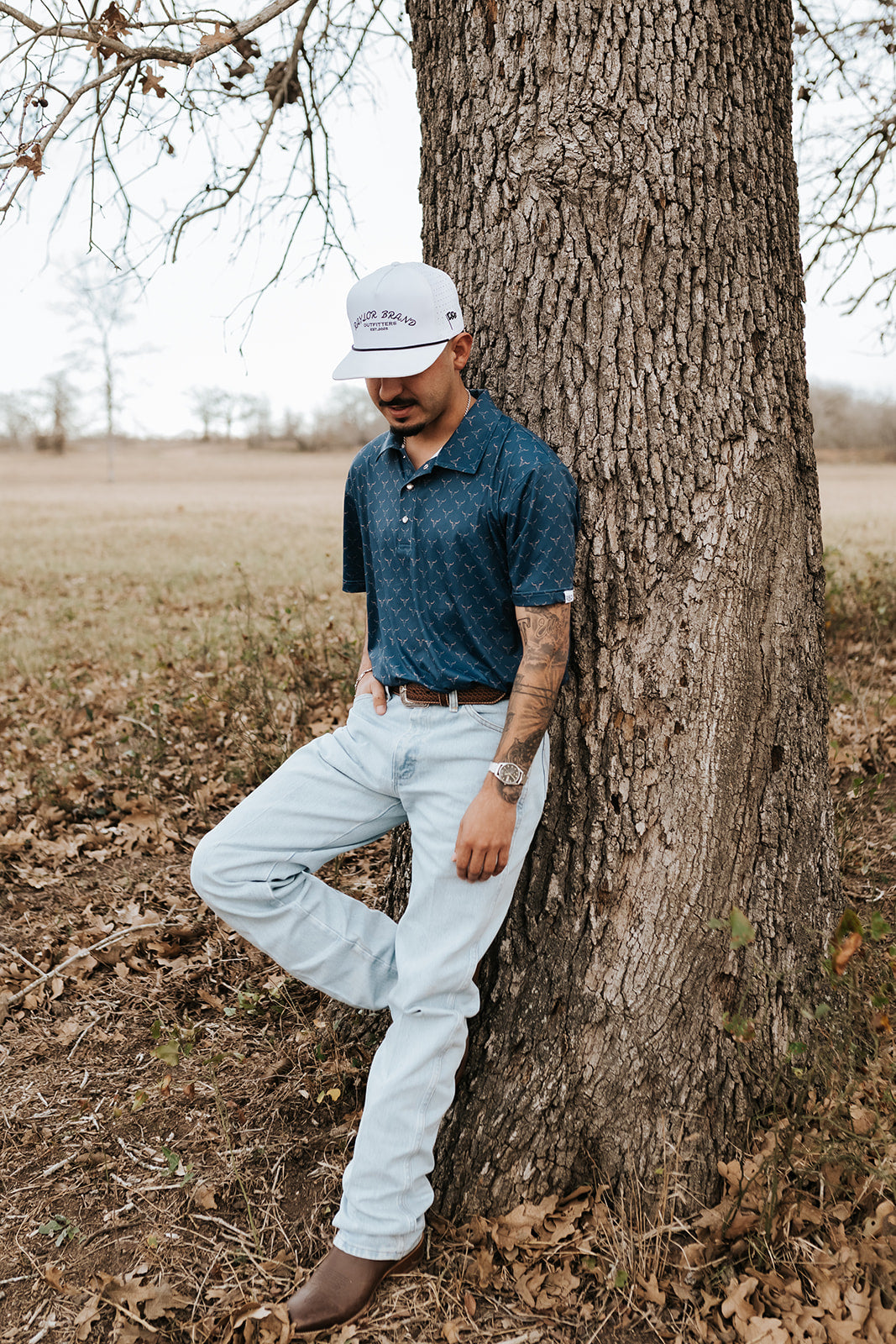 The Stockyard Pearl Snap Polo