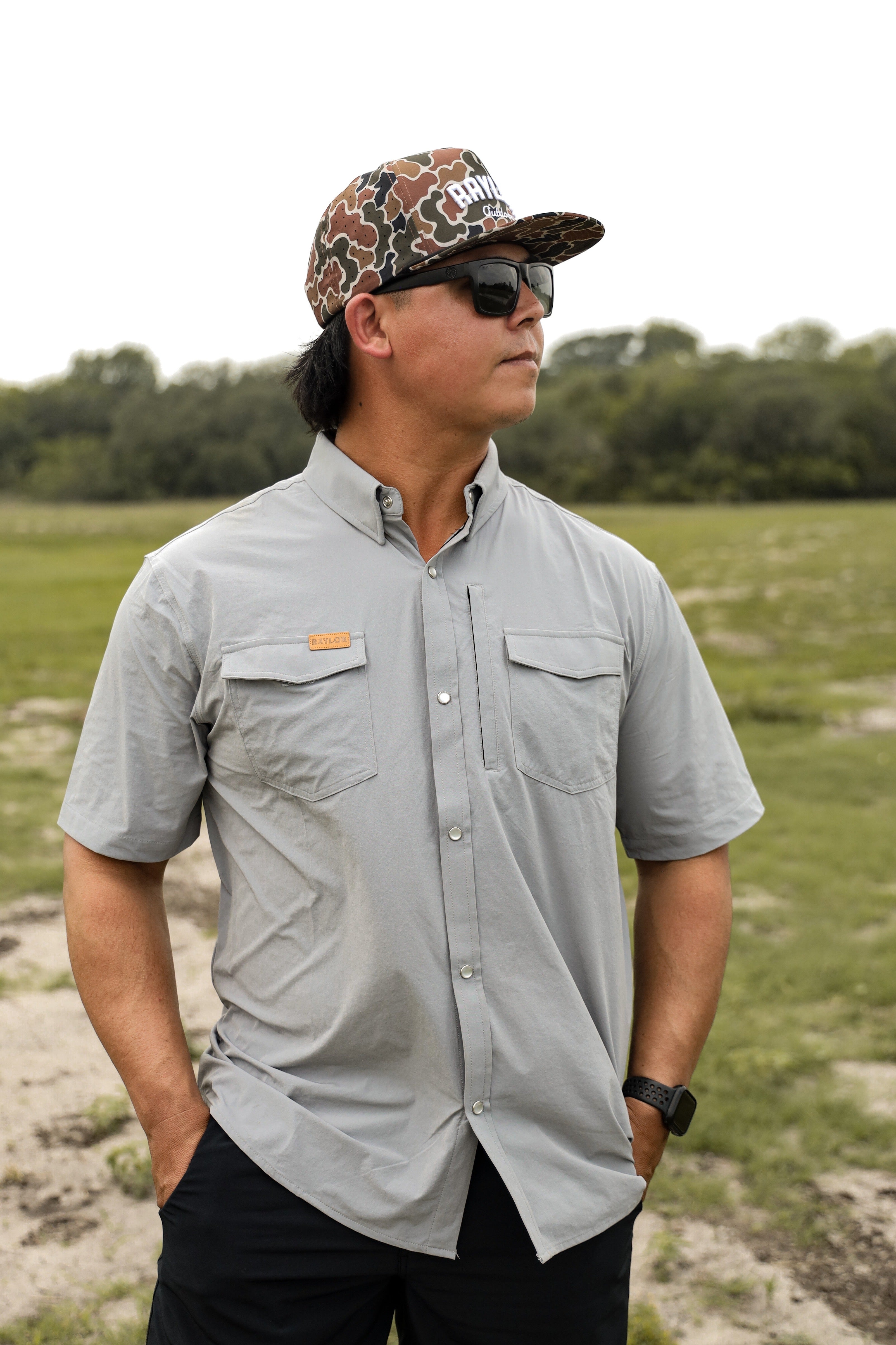 The Steel Pearl Snap Button Up