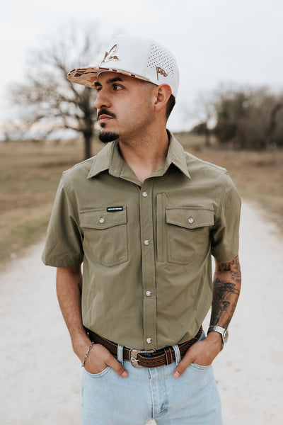 The Grove Performance Button Up