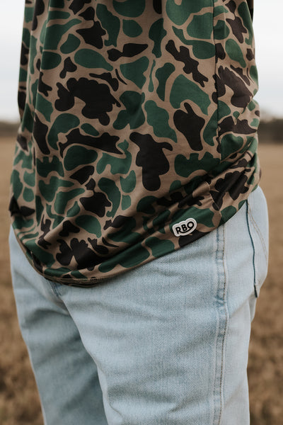 The Hillside Camo Performance Pullover