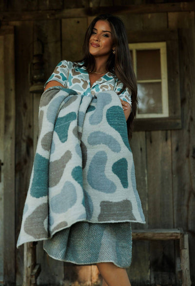 Camo Throw Blanket