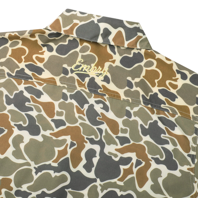 Youth Performance Button Up - Desert Duck