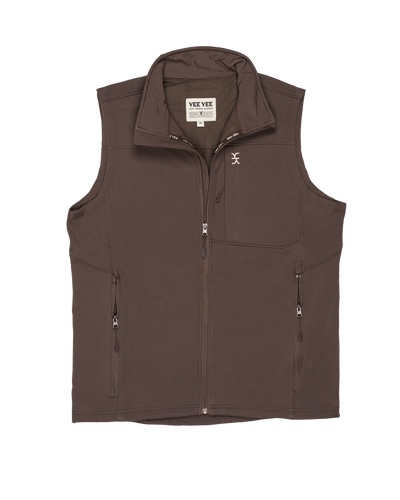 Chocolate Softshell Vest